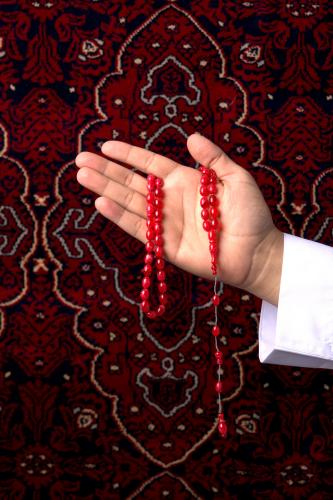 مسبحة فاتوران صب جديد أحمر معرق قصة بيض حمام (F649...