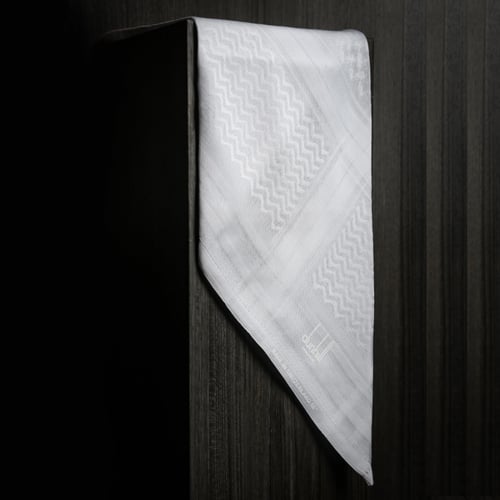 شماغ دنهل أبيض سويسري