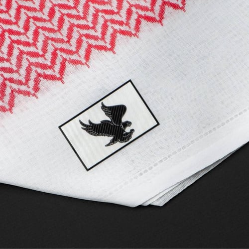 شماغ دورياني أحمر بختم أسود SD0R3