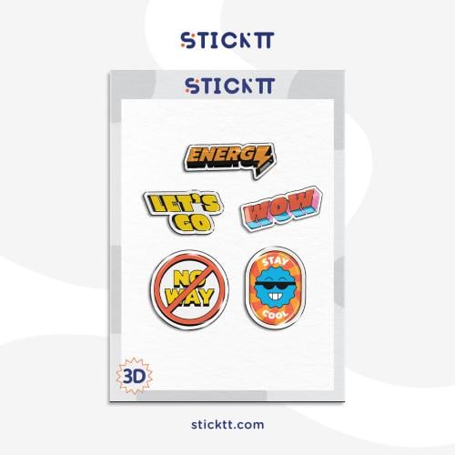 ستيكر شيت 3D - بتصميمك الخاص
