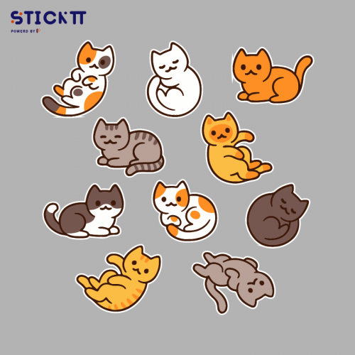 ستيكر - قطط