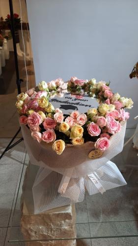 بوكيه مع طباعه مرايه