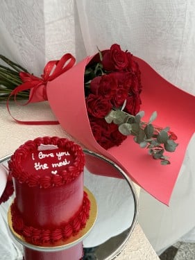 بوكيه مع كيك