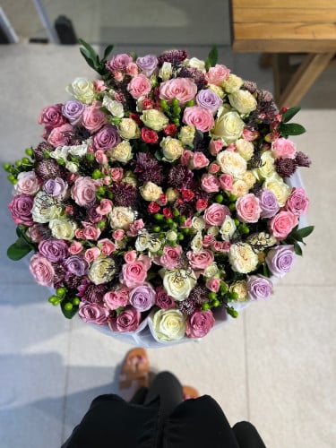 بوكيه عملاق مع شريطة