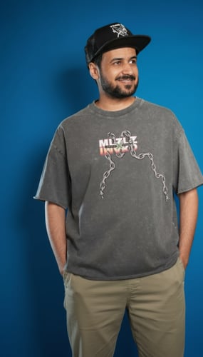 Limited Edition- Hunter Oversized T-Shirt Grey