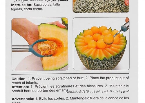 سكينة نحت الفواكه - 3قطع