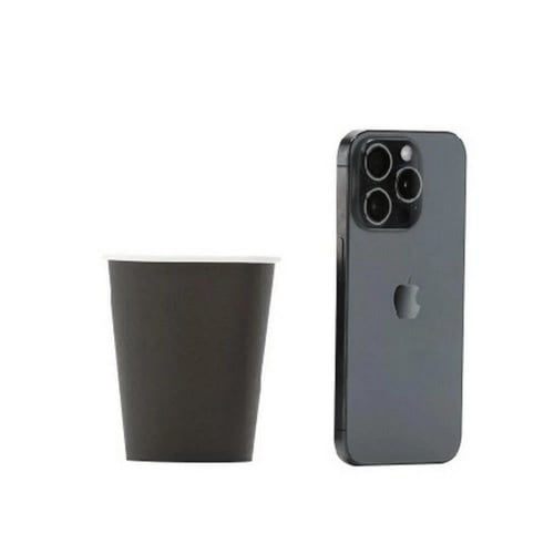 اكواب ورقية سنغل لون أسود - خيارات متعددة