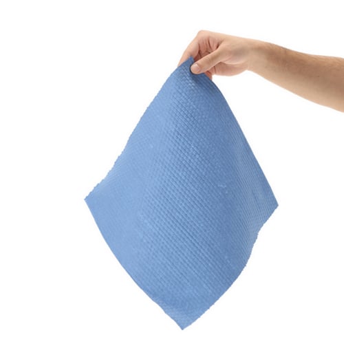 رول فوط تنظيف مايكرو فايبر سماكة مضاعفة لون أزرق م...