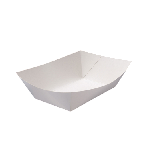 صحون ورقية فاخرة لون ابيض لتقديم المأكولات - خيارا...