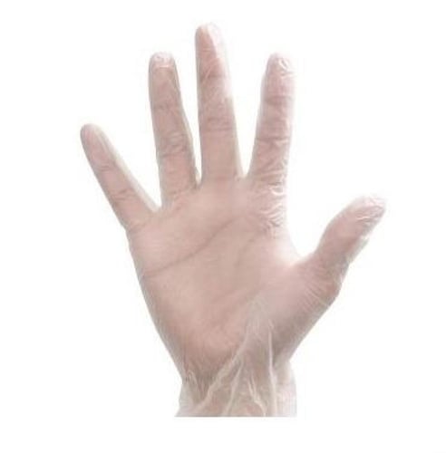 قفازات فينيل Mm لون شفاف مقاسات متعددة ( 700 حبة )