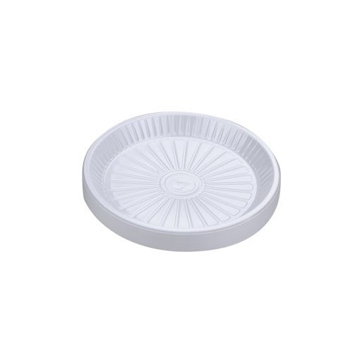 صحون بلاستيك دائرية سادة مقاسات متعددة ( 50 حبة )