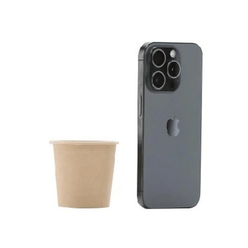 اكواب ورقية سنغل لون كرافت بني - خيارات متعددة