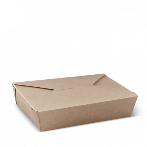 علب ورقية كرافت مع غطاء بقفل نودلز 2 (50 حبة)