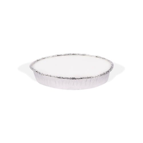 صحون قصدير دائرية مع غطاء مقاسات متعددة