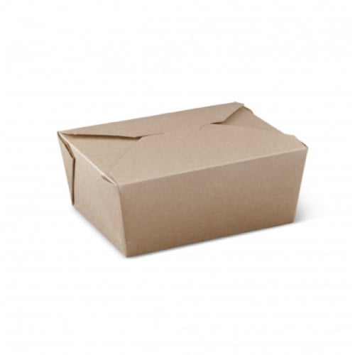 علب ورقية كرافت مع غطاء بقفل نودلز 1.5 (50 حبة)