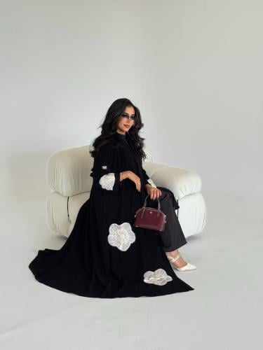 عبايه كريب بورد بيج ولولو