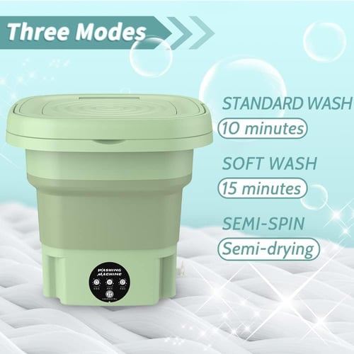 غسالة ملابس متنقلة قابلة للطي