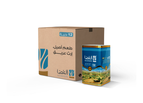 مجموعة 12 علبة شاي الغضا - الذهبي - 250 غ