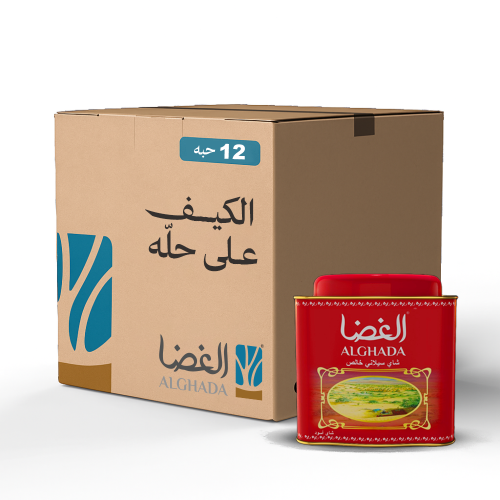 مجموعة 12 علبة شاي الغضا كلاسيك -235 غ-