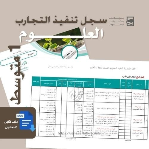 تنفيذ تجارب العلوم متوسط الفصل الدراسي الثاني - نس...