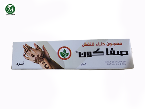 معجون حناء للنقش صفا كون أسود