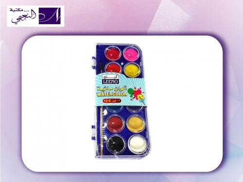 مجموعة ألوان مائية مكونة من 12 لون متعدد الألوان م...