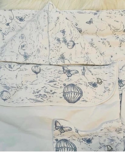 طقم ديور رمادي