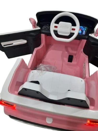 سيارة أطفال لون بناتي بلوتوث - متجر ارمادا ون