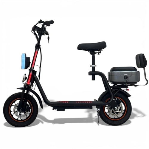 سكوتر مقعدين 12 انش مطور شنطه