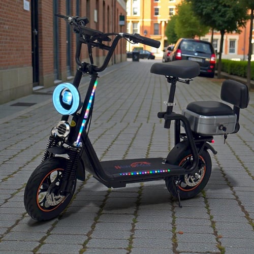 سكوتر مقعدين 12 انش مطور شنطه