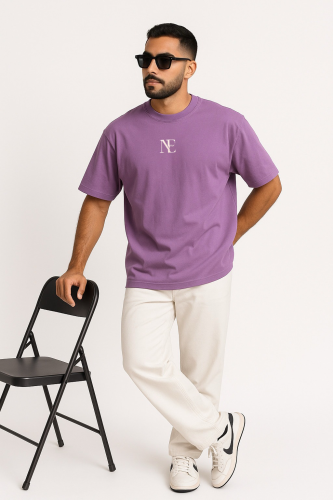 light purple t-shirt