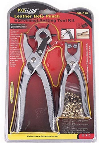 زرادية خرامة ثقب برؤوس قابلة للتبديل مع كماشة كبس...