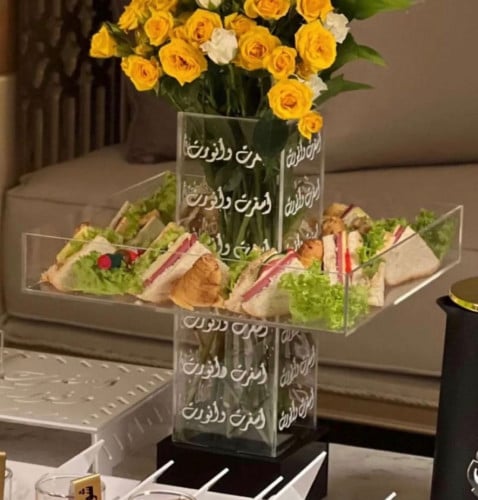 صينية مبخر +فازه