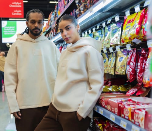 2SEVEN Oversize Hoodie - Beige
