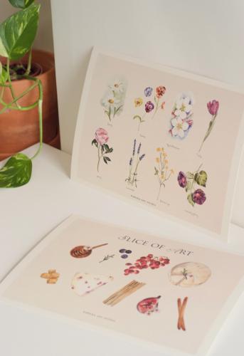 Flower guide A4 - مع حدود