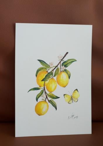 A4 prints الليمون