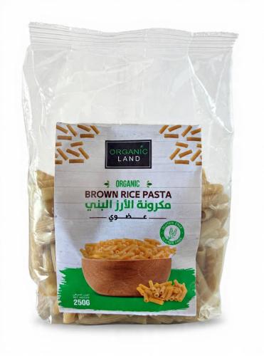 مكرونة الرز البني عضوي