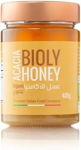 بيولي عسل الأكاسيا العضوي 400 جم