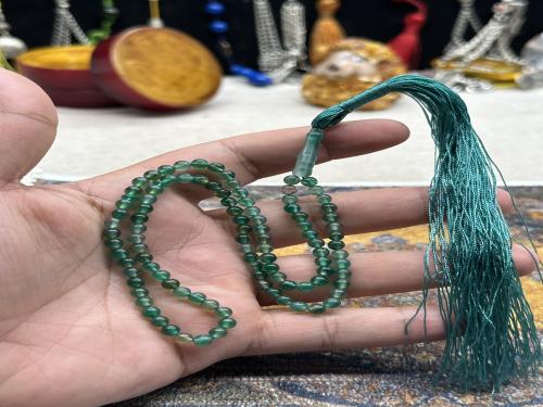 جاد طبيعي بورمي ١٢ جرام ٣ ونص مل ٩٩ خرزه