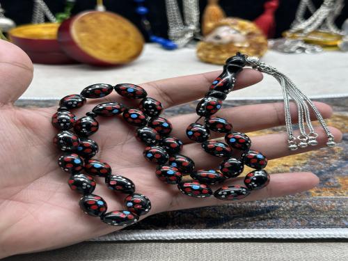 كوك اسود مطعم مرجان وفيروز وفضه ٩ مل ٣٣ خرزه