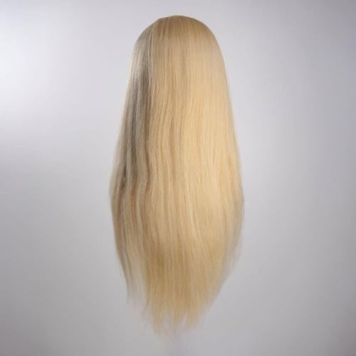 مانيكان شعر أوروبي أشقر طبيعي 100% للتدريب – 30 إن...