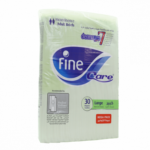 فاين كير- حفاضات كبار مقاس لارج عدد 36 حبه