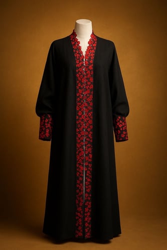 Red Jouri Abaya