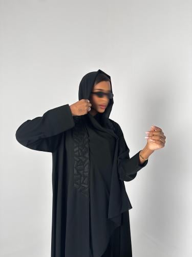 عباية بقصة كلاسيكية بالخياطة الدردوزي