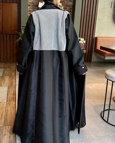 عباية شتوية بقصة عملية