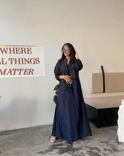 عباية بليزر من خام الشانتون