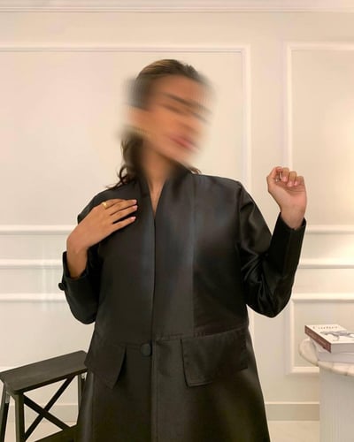 عباية يومية من خام التفتة الكريب