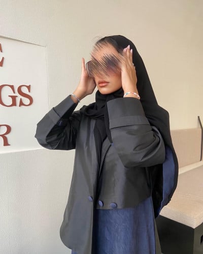 عباية بليزر من خام الشانتون