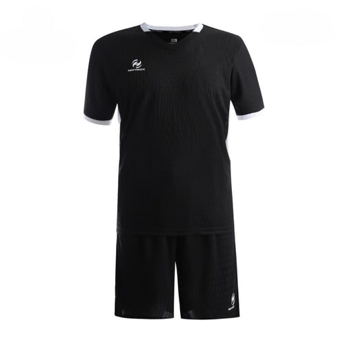 طقم كرة قدم رياضي اسود