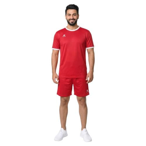 طقم كرة قدم احمر